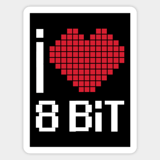 I Love 8 Bit Magnet